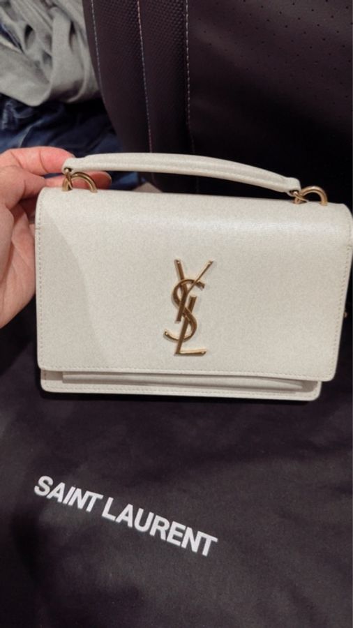 Saint Laurent YSL 白金扣 SUNSET MINI 鏈條包-0