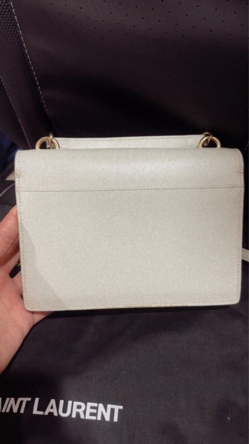 Saint Laurent YSL 白金扣 SUNSET MINI 鏈條包-1
