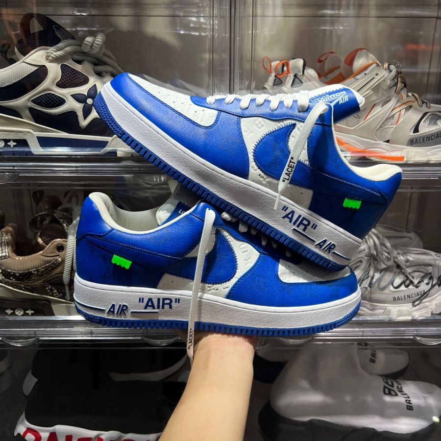 Lv x AF1 藍白Us12-1