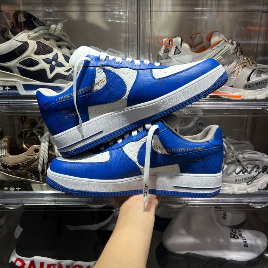 Lv x AF1 藍白Us12-2