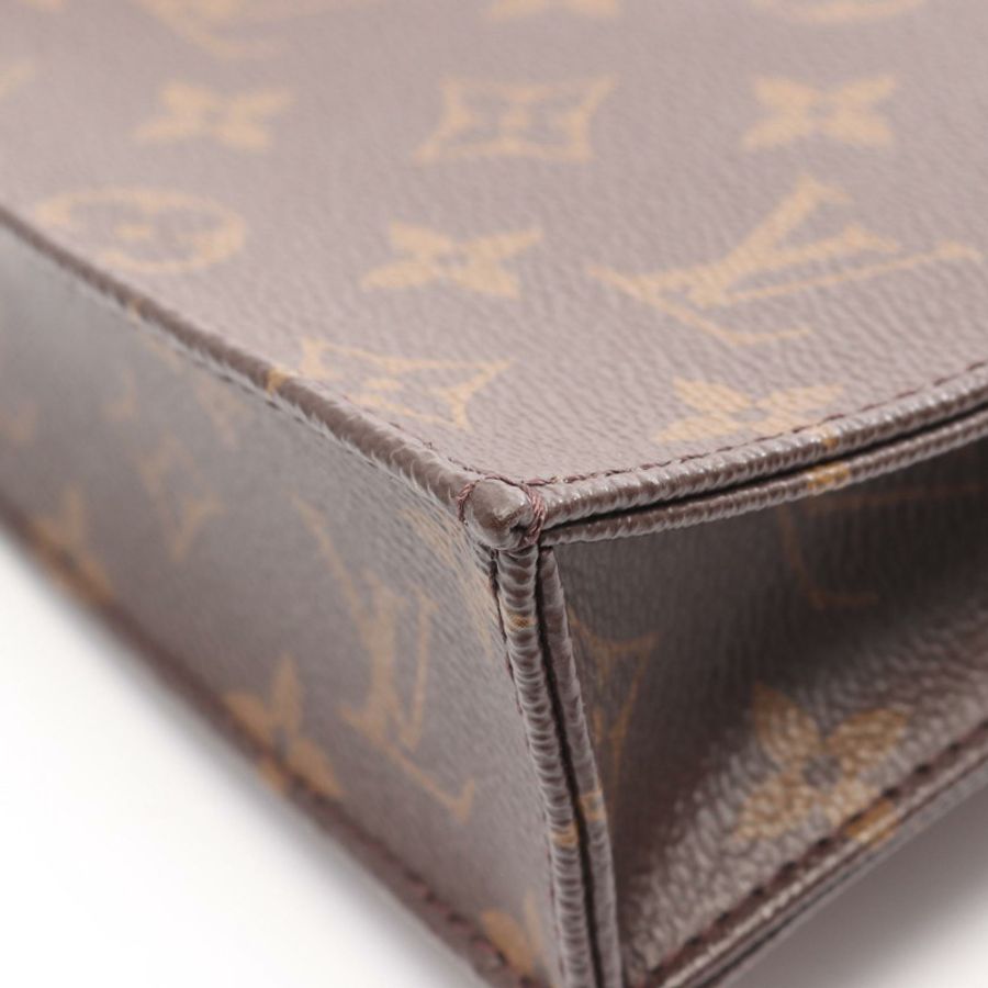 路易威登 Petite Sac Plat 斜背包 M69442 Monogram 皮革-5