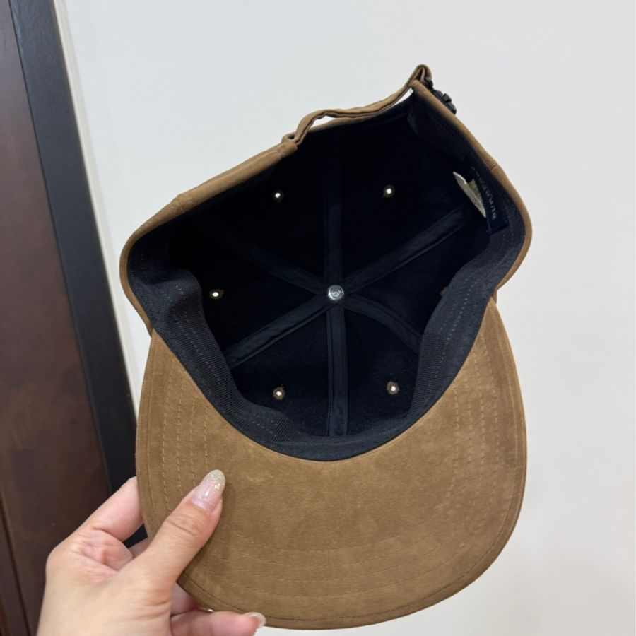 burberry 咖啡 麂皮 棒球帽 鴨舌帽 帽子 遮陽帽 休閒帽 《仙闆名牌精品》-6