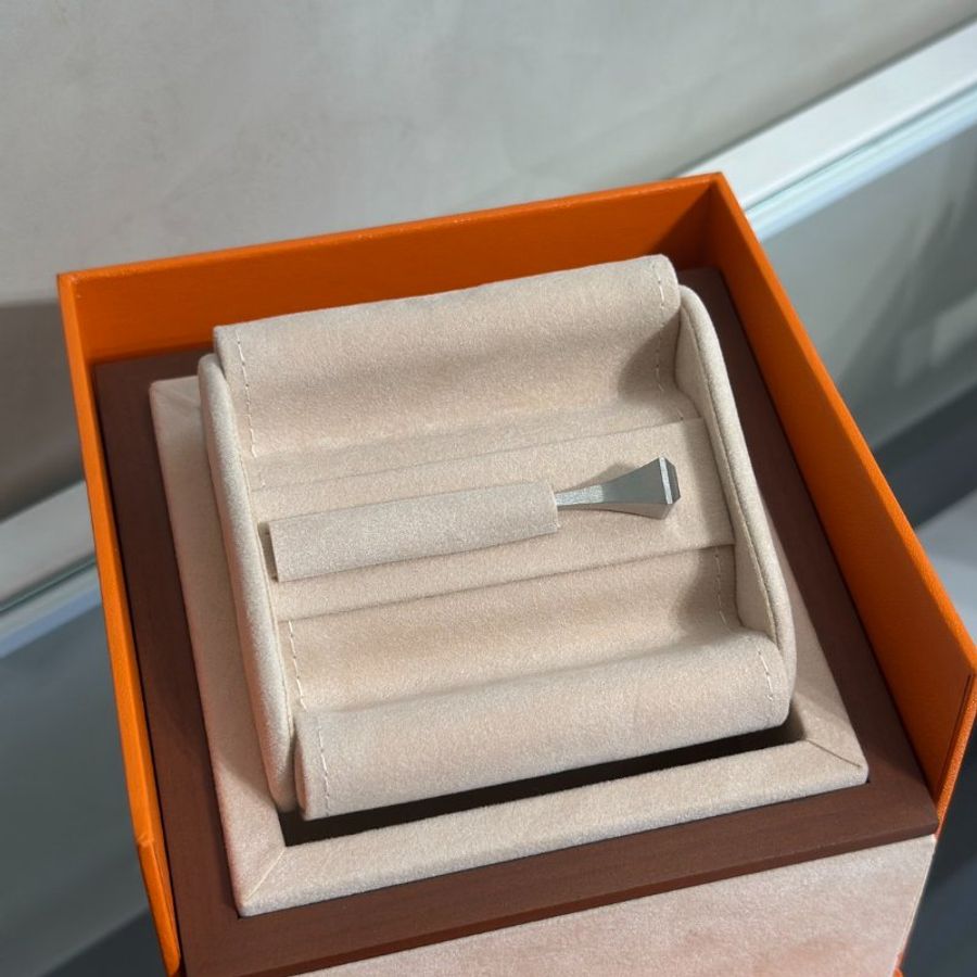 HERMES Heure H腕錶 - 21 黑銀 K-11