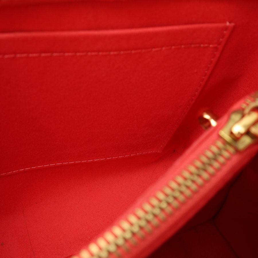 LOUIS VUITTON LV 路易威登 Montaigne BB 兩用包 橘色 原花壓紋 漆皮 褪色 M50187-16