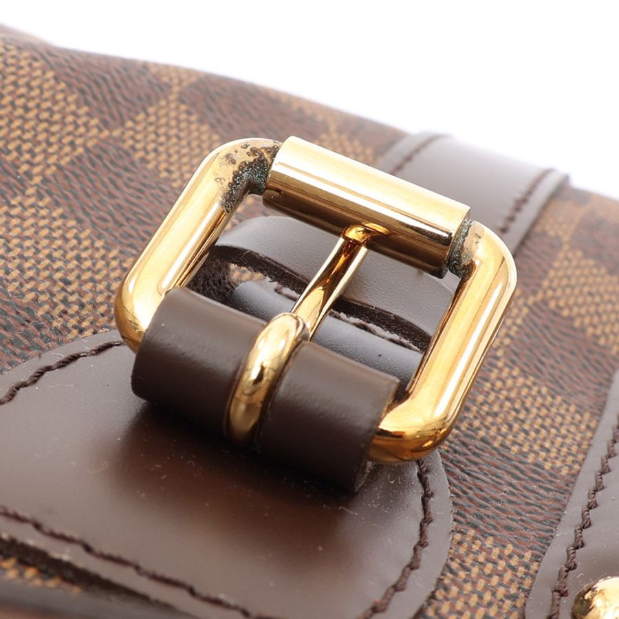 LOUIS VUITTON LV 路易威登 Berkeley 波士頓包 手提包 棕色 棋盤格帆布 N52000-12