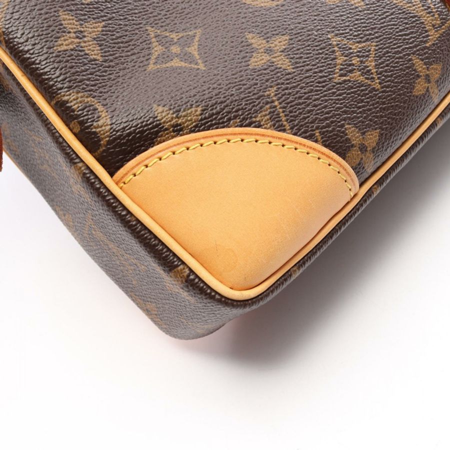 路易威登 Porte Document Voyage 公事包 M53361 Monogram 棕色皮革-11