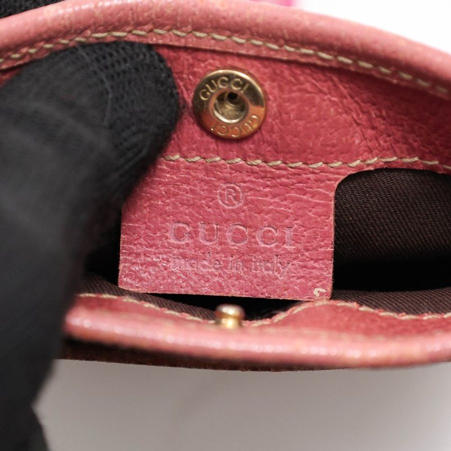 不議價 【9.0新 二手】  GUCCI  帆布迷你斜挎包-15