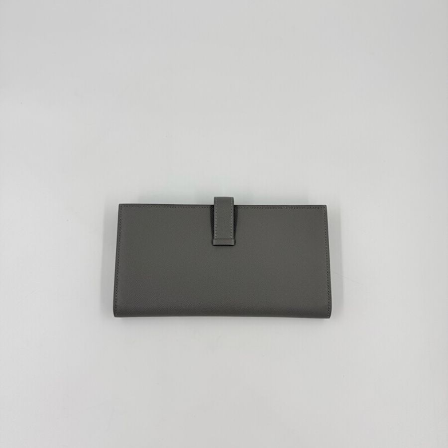 HERMES-積雲灰金釦Epson長夾-5