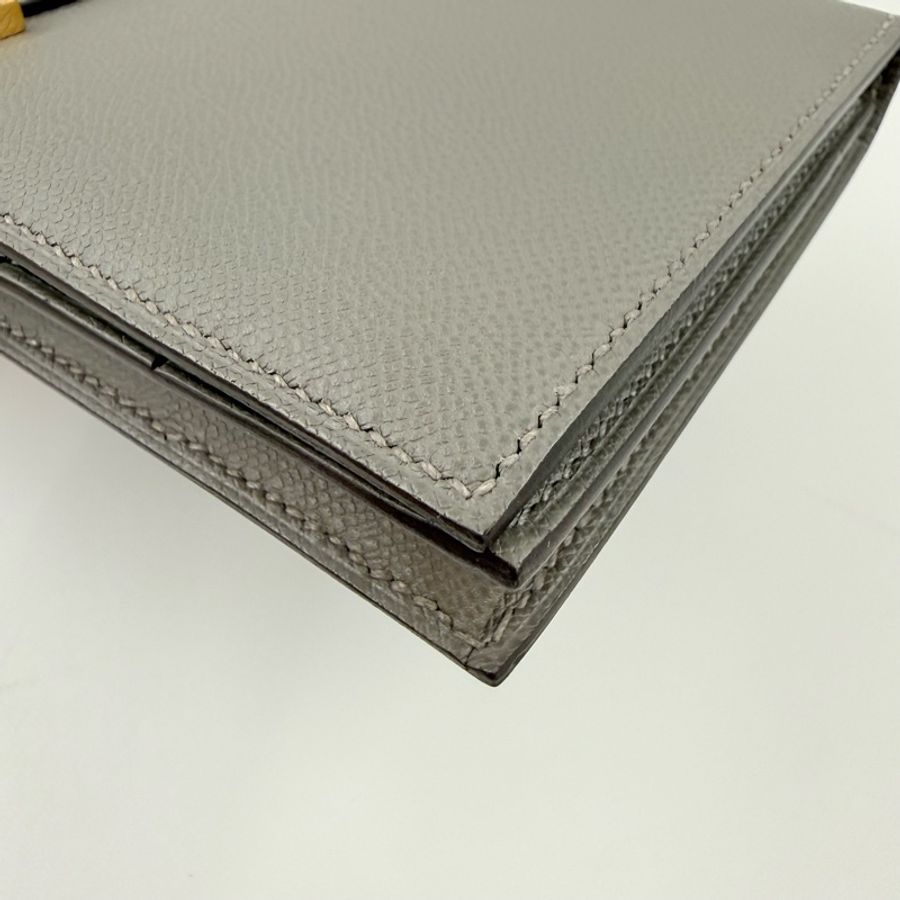 HERMES-積雲灰金釦Epson長夾-12