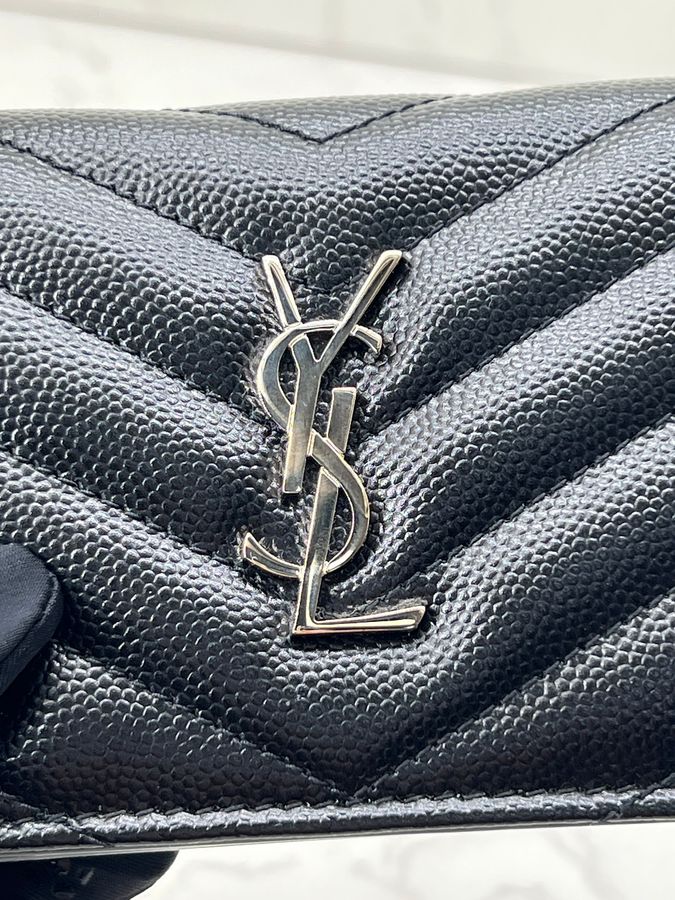 香緹國際精品 YSL 對折短夾 1183-4