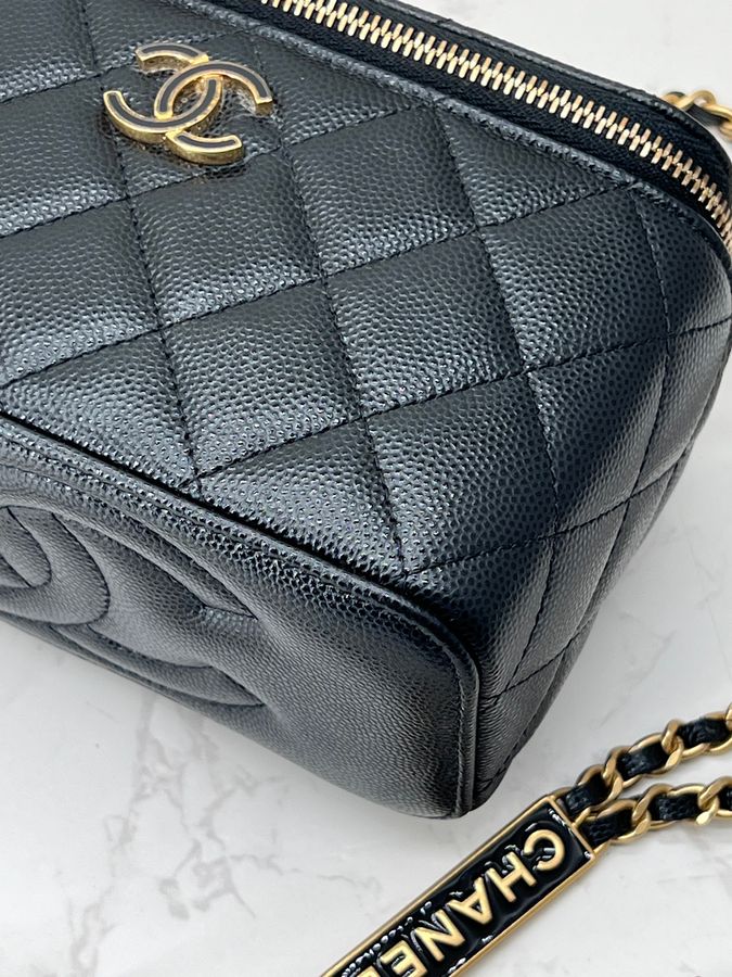 香緹國際精品 CHANEL 鍊帶 化妝包 長盒子包 1184-4