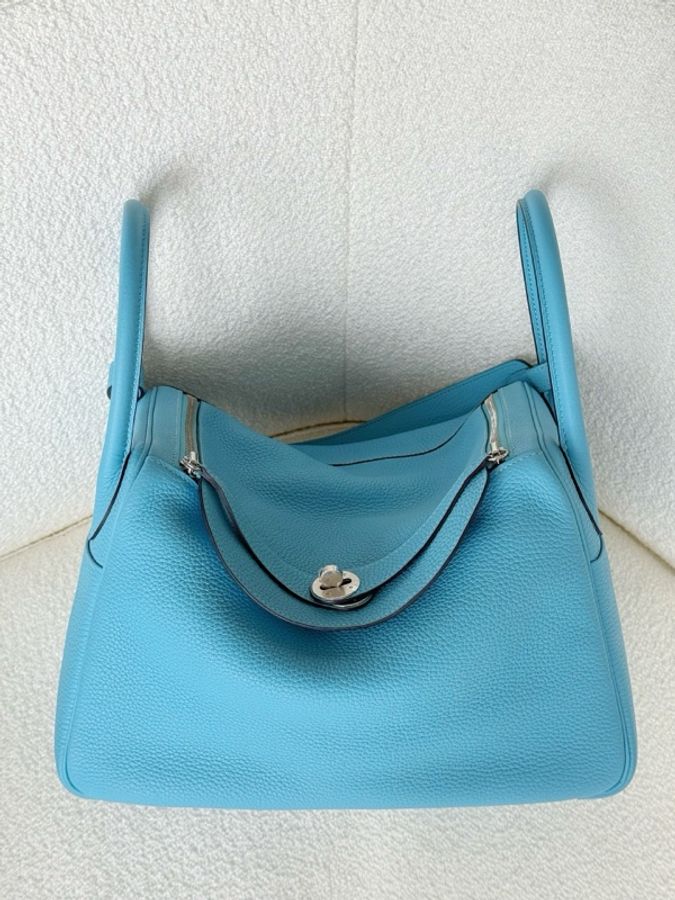 Hermes 愛馬仕 Lindy30 tc皮 金屬:銀扣 Y刻 附件:無。-1