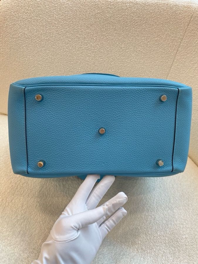 Hermes 愛馬仕 Lindy30 tc皮 金屬:銀扣 Y刻 附件:無。-3