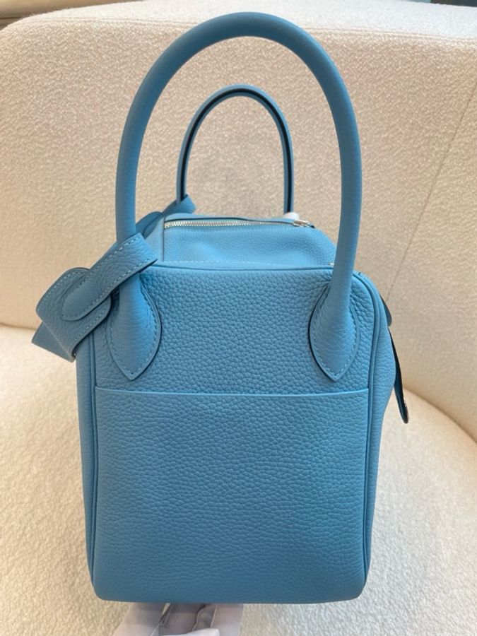 Hermes 愛馬仕 Lindy30 tc皮 金屬:銀扣 Y刻 附件:無。-5