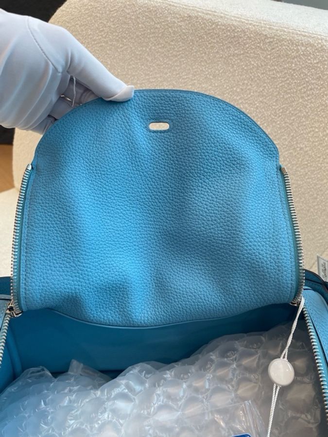 Hermes 愛馬仕 Lindy30 tc皮 金屬:銀扣 Y刻 附件:無。-8