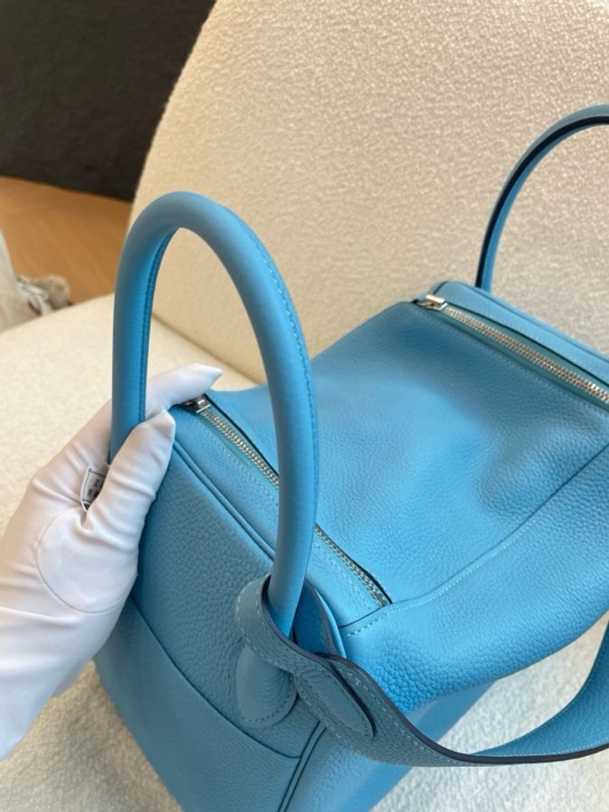 Hermes 愛馬仕 Lindy30 tc皮 金屬:銀扣 Y刻 附件:無。-16