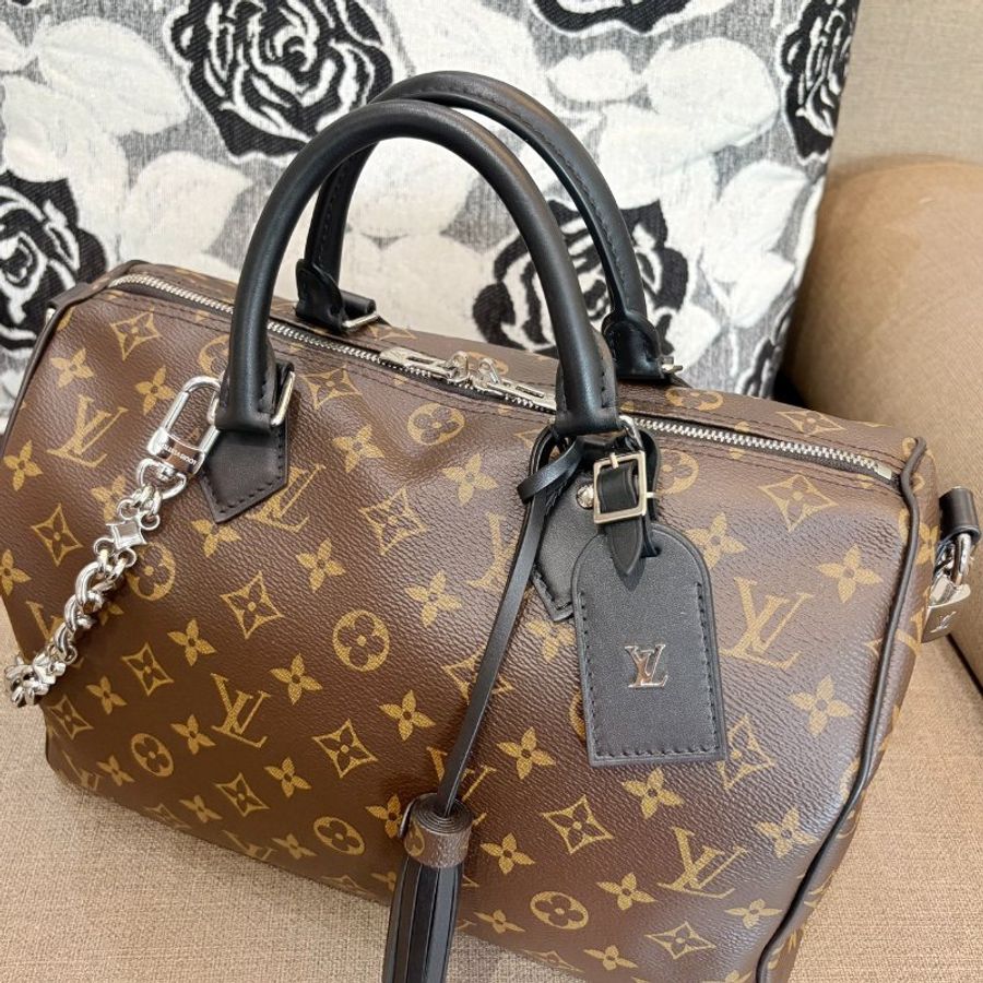 *SHIHNA名牌精品* LV M12243 經典Speedy Soft 30 Dark-7