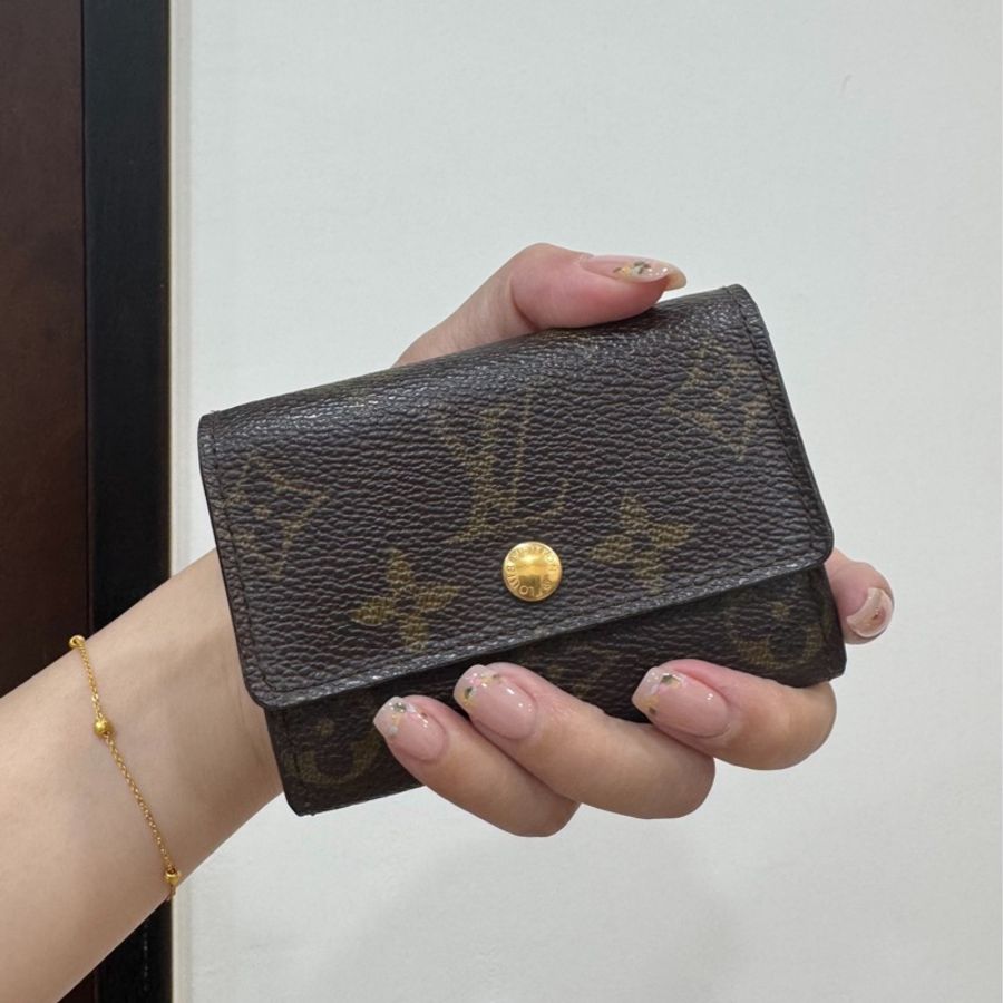 LV 老花 兩折 零錢包 短夾 皮包 錢包 錢夾 卡夾 卡包 信用卡夾 名片夾-4
