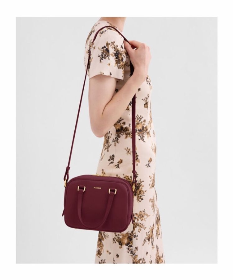 Jil Sander 女士 Vision 小號斜挎包均碼碼21cm*8cm*16cm-5