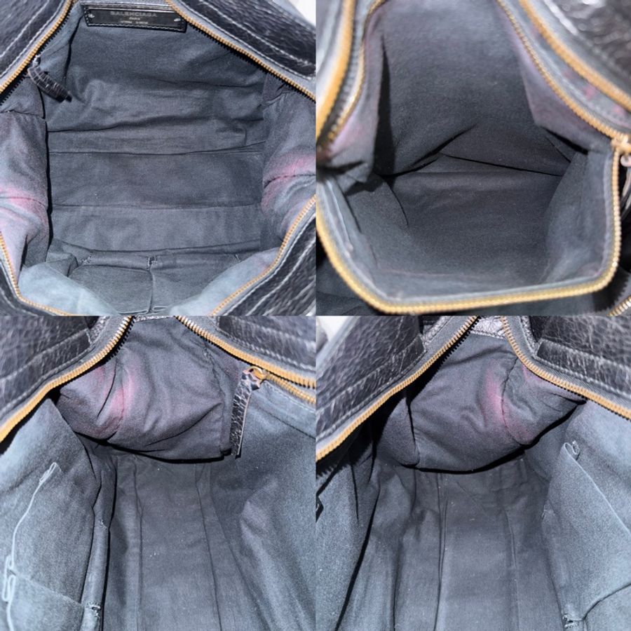 BALENCIAGA 巴黎世家 黑色 THE CITY 手提肩背2way包 城市包 115748-5