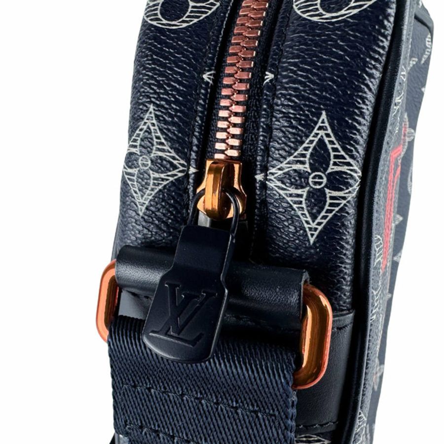 路易威登 LOUIS VUITTON 單肩包 Monogram Ink Danube PM 海軍藍 男士 M43678 z10585-10