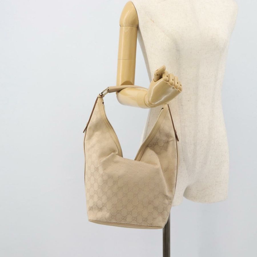 【日本直送】GUCCI GG帆布手提包 米色 金色色調 73885 正品 gh2261A-22