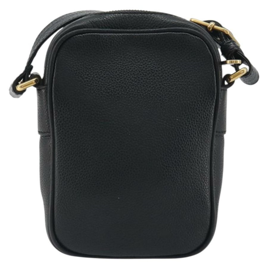 【日本直送】GUCCI Web Sherry Line 單肩包,黑色金色皮革,貨號 574803,正品編號 192453V-1