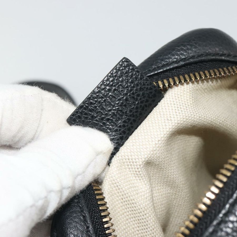 【日本直送】GUCCI Web Sherry Line 單肩包,黑色金色皮革,貨號 574803,正品編號 192453V-10