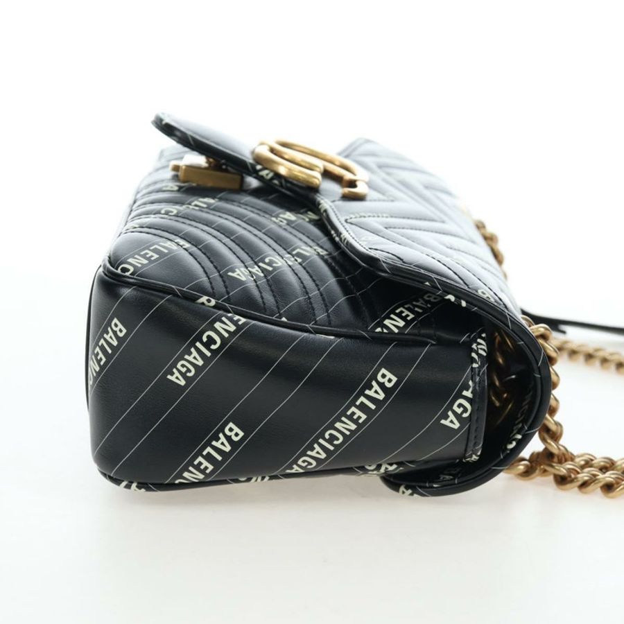 【日本直送】GUCCI GG Marmont The Hacker Project 手袋 Balenciaga 聯名款 Auth 192458SAM-3