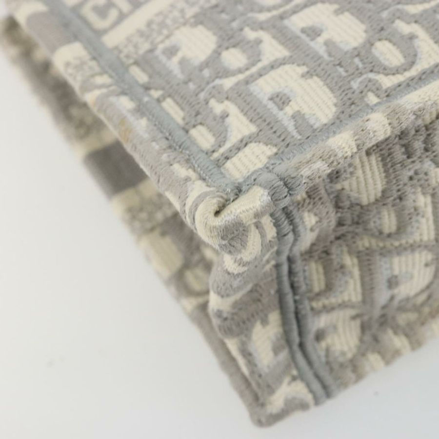 【日本直送】Christian Dior Trotter 帆布 Book Tote Mini 兩用灰色金色正品 193902-16