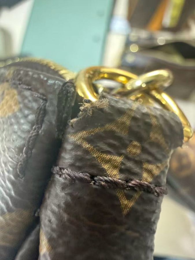 路易威登 Louis Vuitton 粉肩帶 五合一 芯片款-7