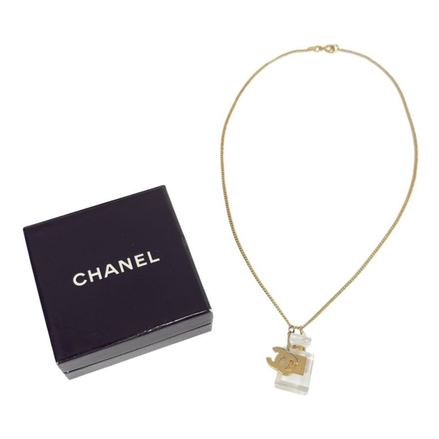 CHANEL 中古 CC 香水瓶 頸鏈-1