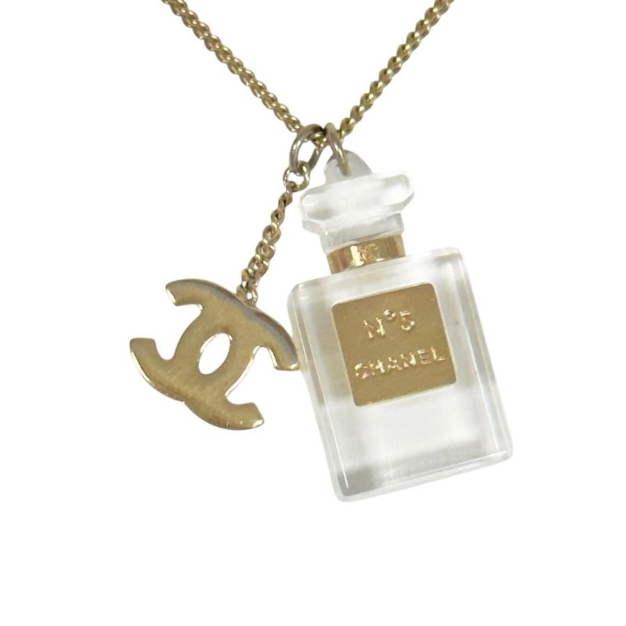 CHANEL 中古 CC 香水瓶 頸鏈-2