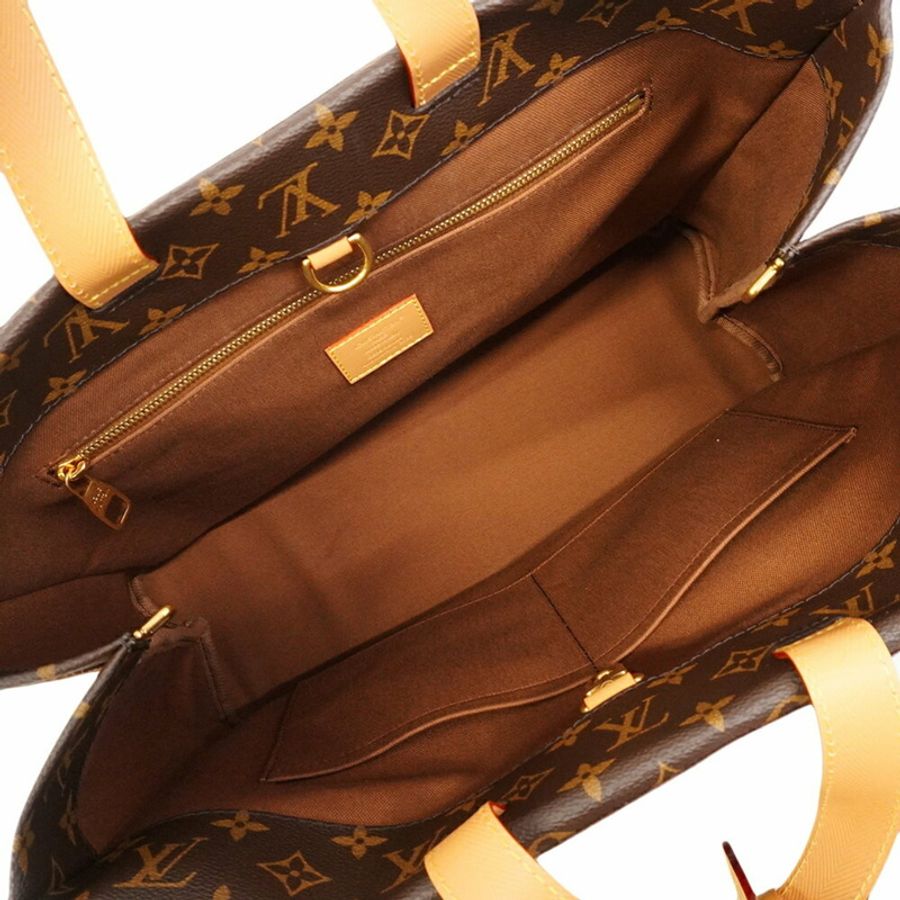 路易威登 Monogram Landscape Shopper Tote MM M15274 棕色兩用包 NIGO 女士-3
