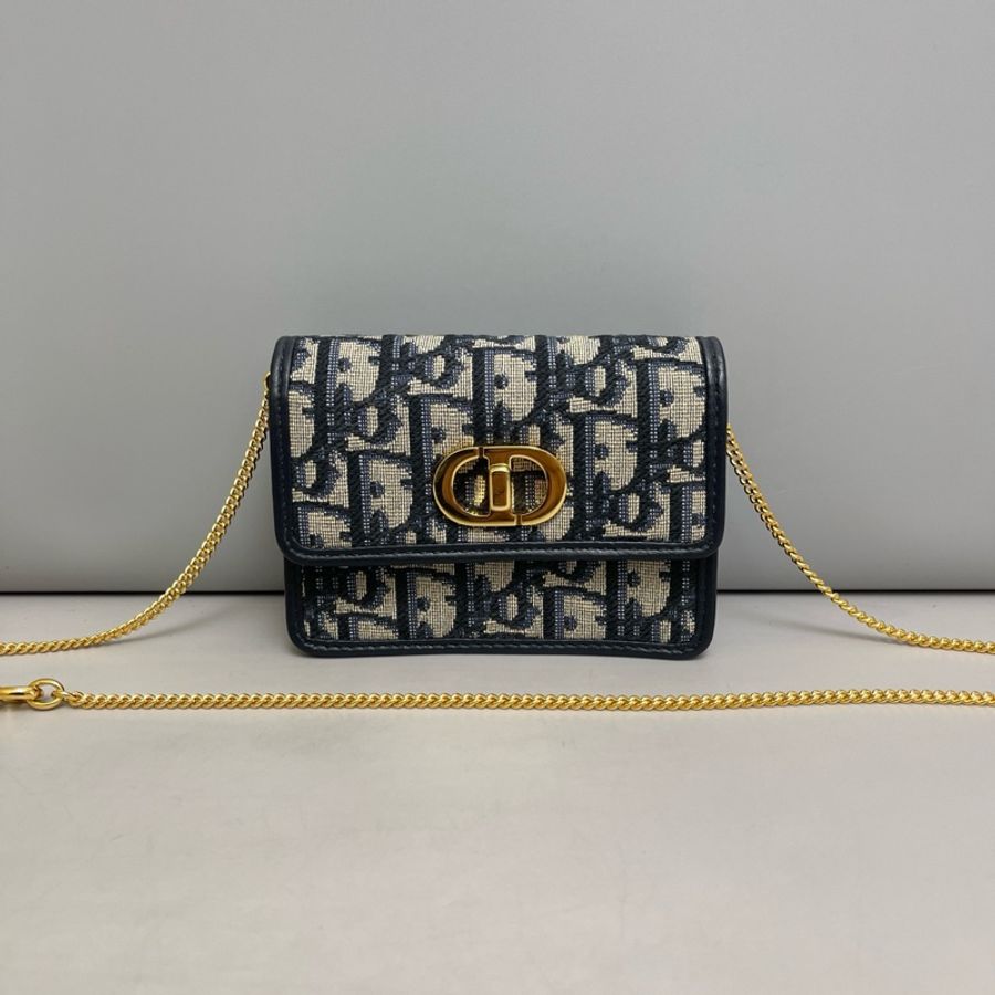 🌷25年新款!Dior迪奧 Cato 老花鏈條包Mini-0