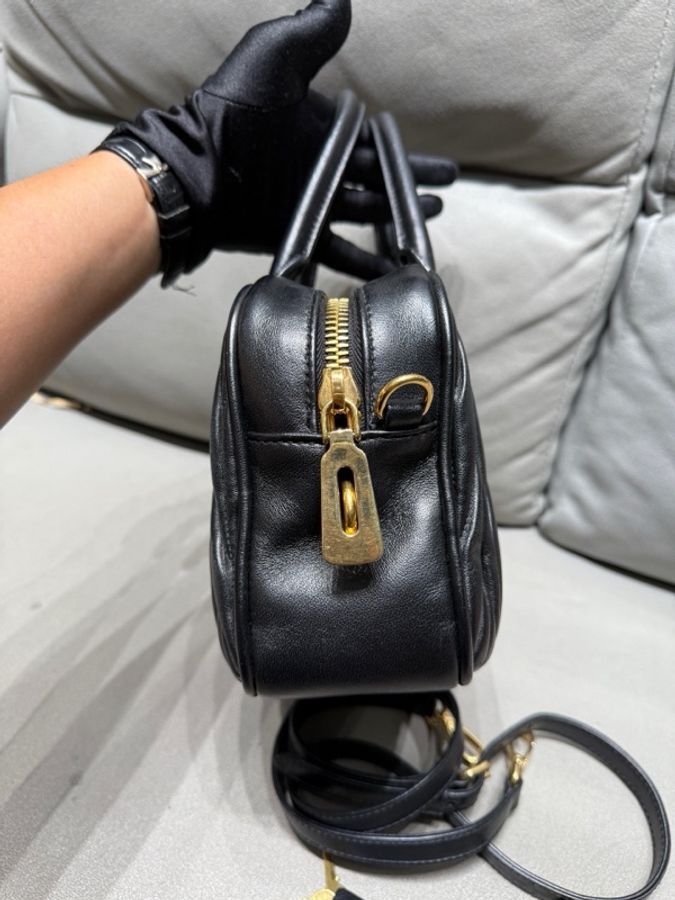 miumiu繆繆Arcadie保齡球包 尺寸25*16*8-3