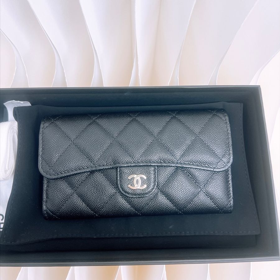 Chanel 黑金中夾/長夾/銀包-0