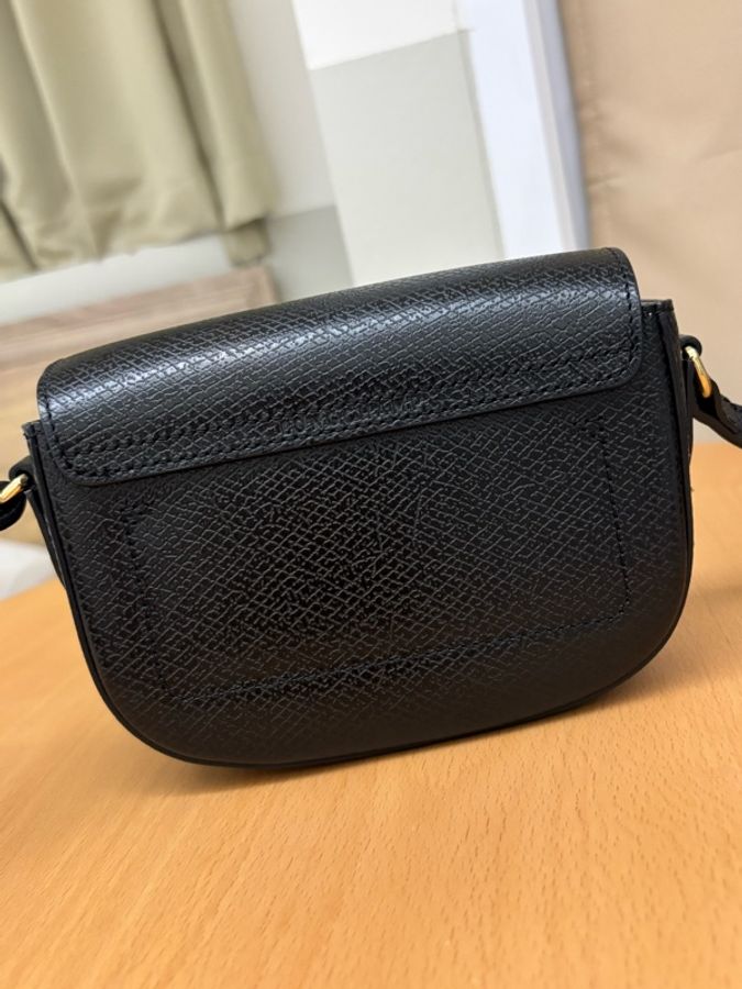 Longchamp Epure xs 斜背包 馬鞍包 黑-3