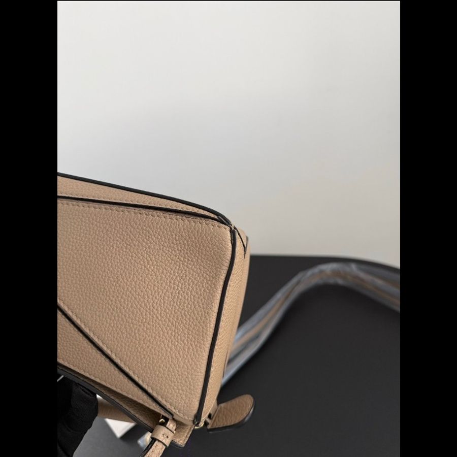 Loewe羅意威幾何包puzzle mini 沙色 99新✨️-7