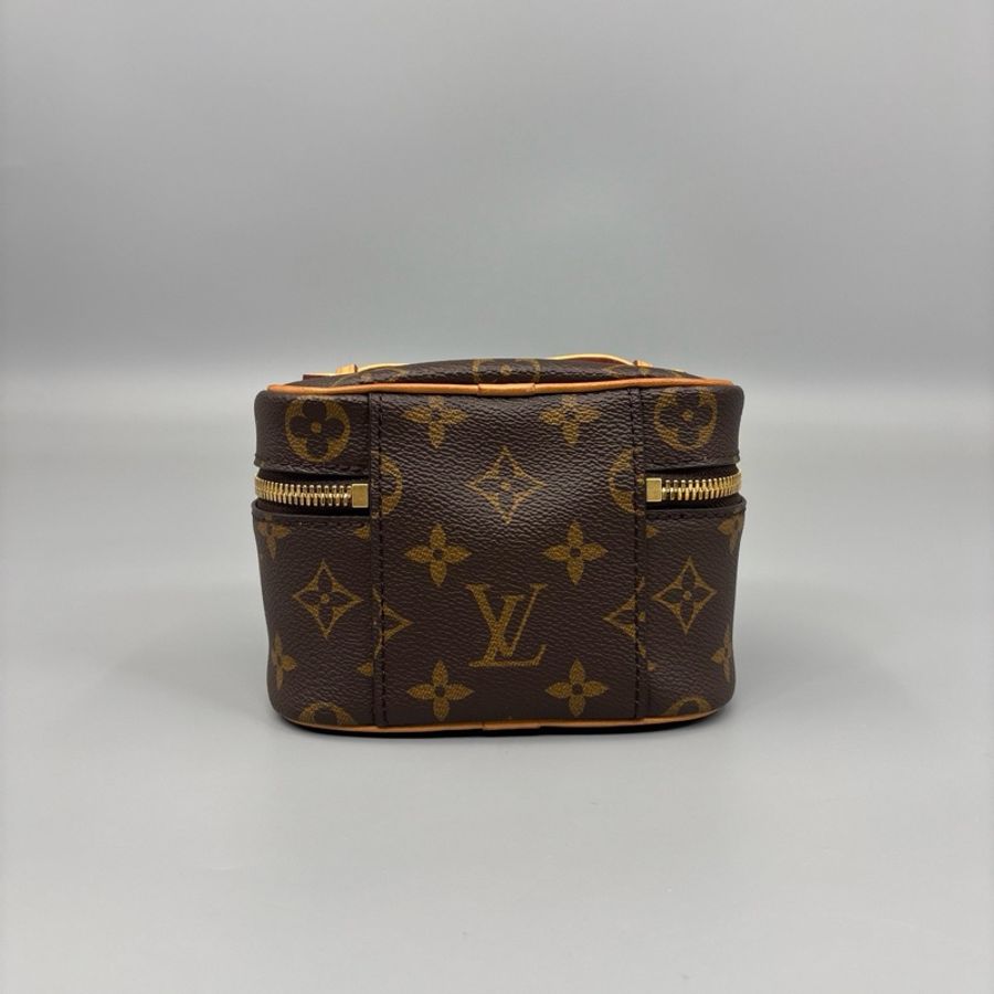 Louis Vuitton 路易威登 老花Mini化妝盒手提包 芯片 尺寸14*10 A-1