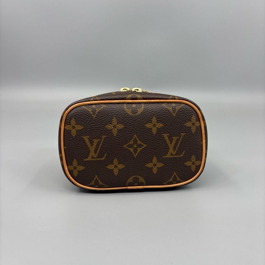 Louis Vuitton 路易威登 老花Mini化妝盒手提包 芯片 尺寸14*10 A-2