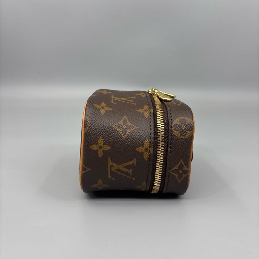 Louis Vuitton 路易威登 老花Mini化妝盒手提包 芯片 尺寸14*10 A-4