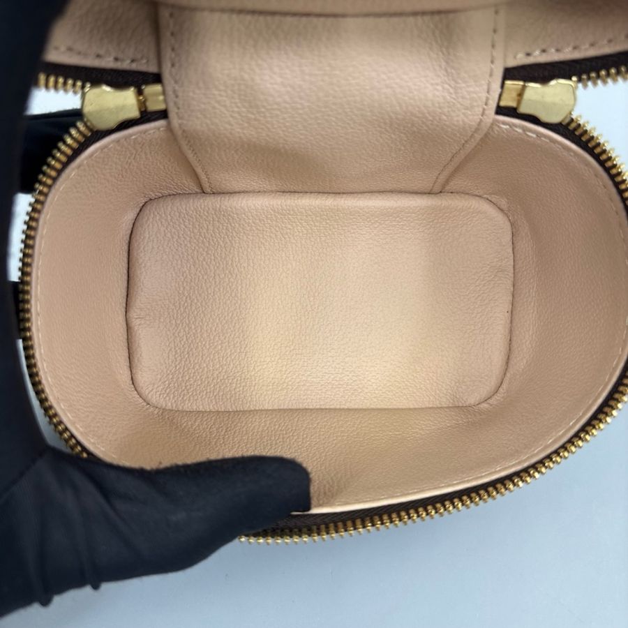 Louis Vuitton 路易威登 老花Mini化妝盒手提包 芯片 尺寸14*10 A-8