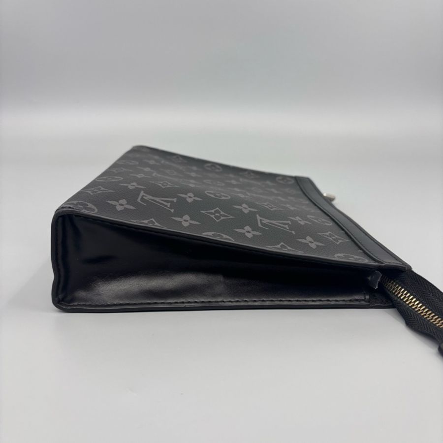Louis Vuitton 路易威登 黑老花洗漱包手拿包 芯片 尺寸26*20-4