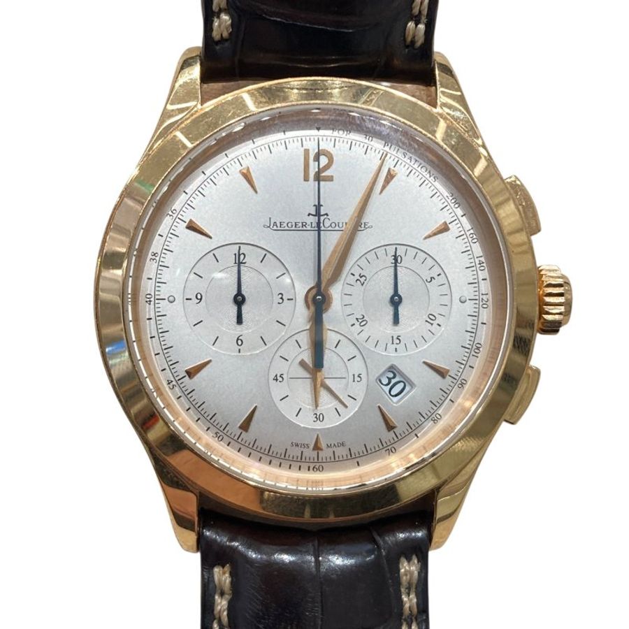 JAEGER-LECOULTRE 積家 MASTER CHRONOGRAPH Q1532420 18K YG 銀色錶盤-1