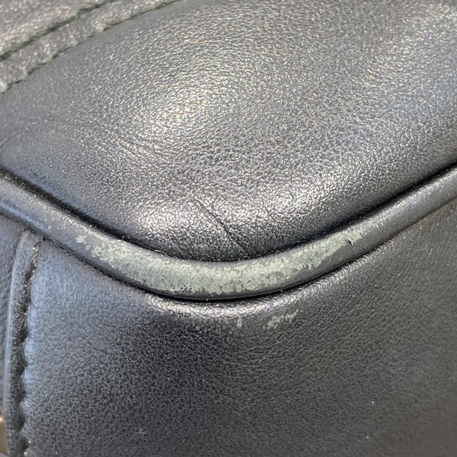 GUCCI 古馳 側背包 MARMONT MATELASSÉ 498100 黑色 皮革 金釦-12