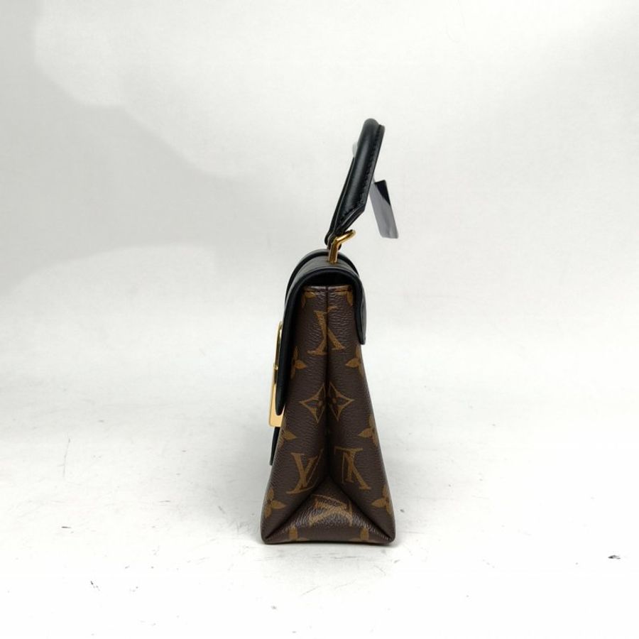 LOUIS VUITTON LockyBB鎖頭包黑色PVC金扣2019肩背包-1
