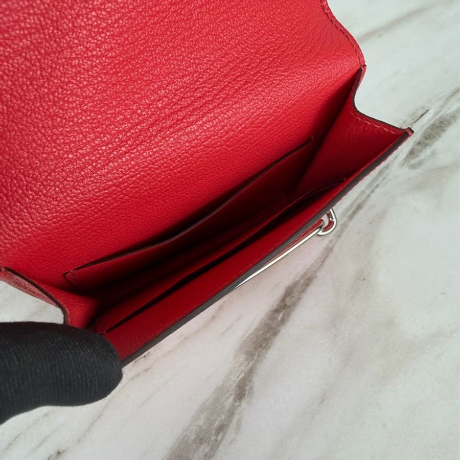 Hermès 愛馬仕 Roulis slim 0E 德克薩斯粉 Rose Texas 銀釦-9