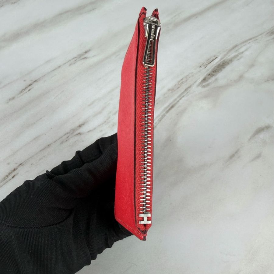 Hermès 愛馬仕 Roulis slim 0E 德克薩斯粉 Rose Texas 銀釦-15