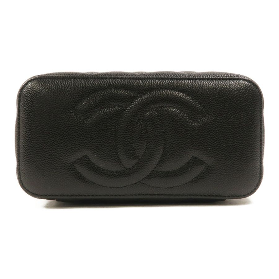 CHANEL 牛皮皮革Vanity Case鏈帶肩背袋-3